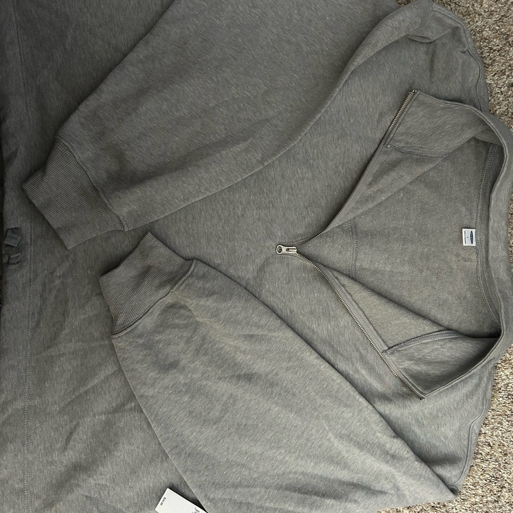 Old Navy Gray Zip-Up Hoodie